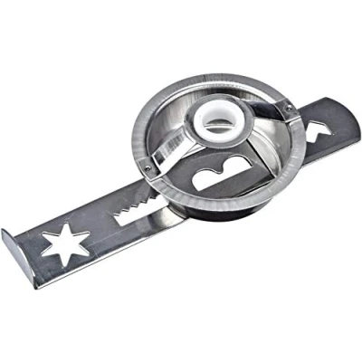 Abbildung von WOLFCUT Spritzgebäckaufsatz kompatibel für BOSCH Fleischwolf MUM4 MUM5, Silber