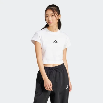 Abbildung von adidas Sportswear Future Icons Small LOGO BABY Tshirt basic, Damen, Größe: XS, White