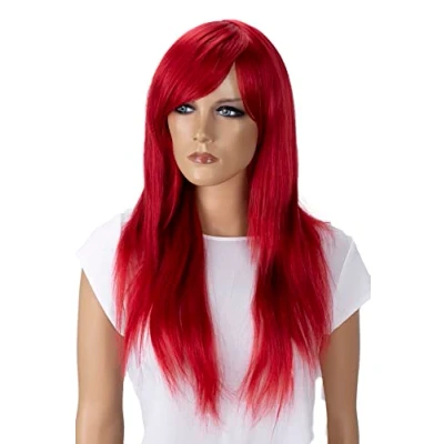 Abbildung von CAISHA 60cm Langhaar Perücke Romy Fashion Wig Cosplay Glatt Rot FZ505i
