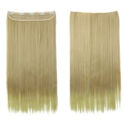 Abbildung von CAISHA 70cm Clip In Extensions Lara Haarverlängerung Haarteil Glatt Blond Mix C54a