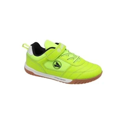 Abbildung von JAKO Winger Unisex Multicourt Tennisschuh für Kinder, Größe: 37, Neon yellow/jet black Schuhe