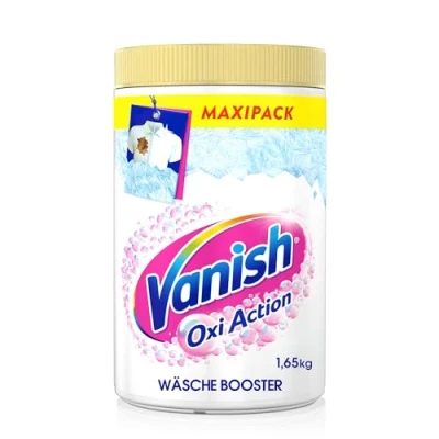 Abbildung von Vanish Oxi Action Powerweiss Pulver 1 x 1,65 kg Fleckenentferner und Wäsche Booster ohne Chlor Für weiße
