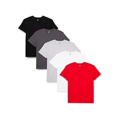 Abbildung von Lower East Basic Rundhals T Shirts für Herren (5er Pack 10er Pack) aus 100% Baumwolle I Shirt Herren, in vielen Farben, Mehrfarbig, XXL