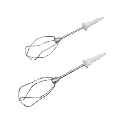 Abbildung von Lichtblau Rührbesen 2er Set 00653471 für Bosch Siemens Sportline Handrührgeräte CleverMixx Rock&#039;n&#039;Roll Edition I Ersatz Schneebesen 653471 MFQ3010 MFQ3030 MFQ3520