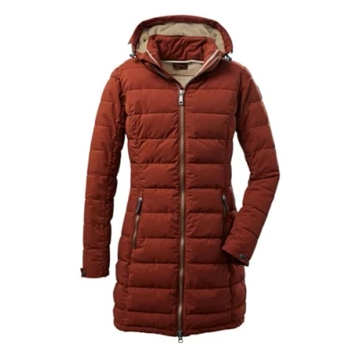 Abbildung von killtec Damen Funktionsparka/Steppparka mit abzippbarer Kapuze GW 13 WMN QLTD PRK, hellbeige, 42, 37503 000