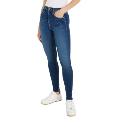 Abbildung von Tommy Jeans Damen Mom Jean Uh Tpr Ah4067 High Waist, Blau (Denim Medium), 25W / 32L