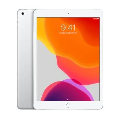 Abbildung von 2019 Apple iPad (10,2 zoll, Wi Fi + Cellular, 32GB ) Silber (Generalüberholt)
