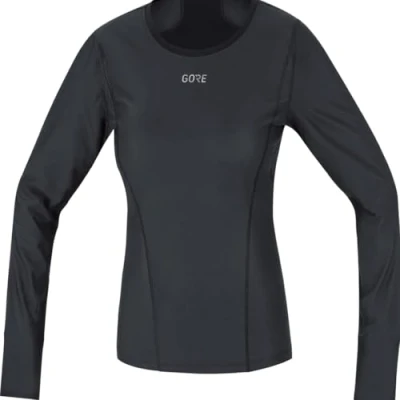 Abbildung von GORE WEAR Damen D Windstopper Baselayer Thermo Shirt Langarm, Schwarz, 34 EU