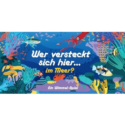 Abbildung von Laurence King Wer versteckt Sich Hier im Meer Familienspiel, Teal/Turquoise Green