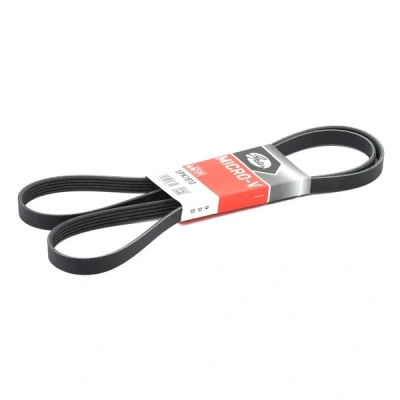 Abbildung von GATES Micro V 5PK1810 Keilrippenriemen 1810 5 Polyester, EPDM (Ethylen Propylen Dien Kautschuk) HYUNDAI: i30 II Estate, ix35, Getz