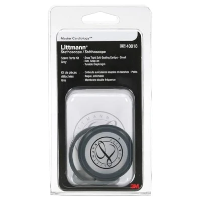 Abbildung von 3M Littmann Stethoskop Ersatzteil Set, Master Cardiology, 40018, grau