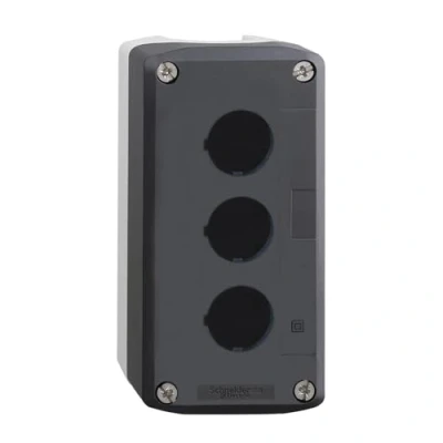 Abbildung von Schneider Electric Leergehäuse, XAL D, Kunststoff, 3 horizontale Bohrungen, XALD03