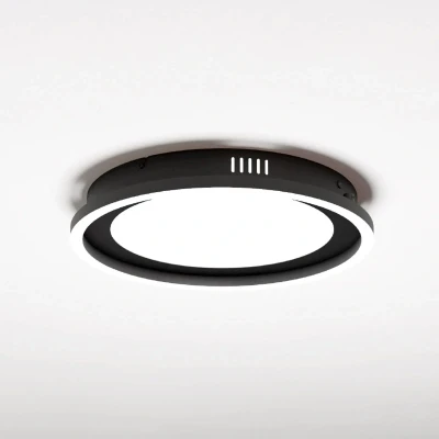 Abbildung von EGLO LED Deckenleuchte »CALAGRANO« in schwarz aus Stahl / inkl. und fest integriert 11,5 Watt 10 Watt, Durchm. ca. 38 cm