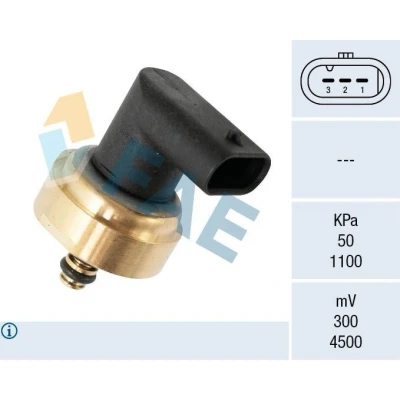 Abbildung von FAE 15615 Sensor, Kraftstoffdruck MERCEDES BENZ: C Class Saloon, S CLA Coupe