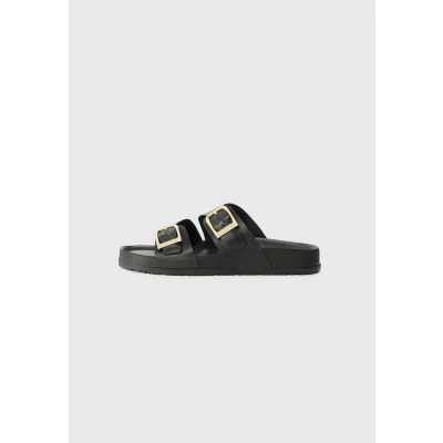 Abbildung von Tamaris Damen Klassische Ballerinas, Frauen Flats,Comfort Lining,TOUCHit Fußbett,Slip ons,klassisch elegant,Ballerinen,Black Leather,39 EU