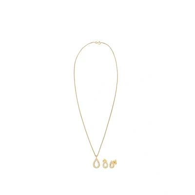 Abbildung von Elli Jewelry SET Classic Ohrringe goldcoloured, Damen, Größe: 45, Gold coloured