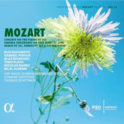 Abbildung von Mozart: Konzert für zwei Klaviere KV 365, Sinfonia concertante vier Bläser 279B, Adagio 261, Rondo 269 &amp; 373 Violine