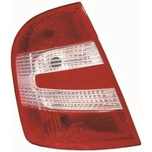 Abbildung von ABAKUS 665 1911R UE Rückleuchte rechts PY21W, P21W, P21/4W Rot ohne Lampenträger, Glühlampe SKODA: Fabia I Hatchback