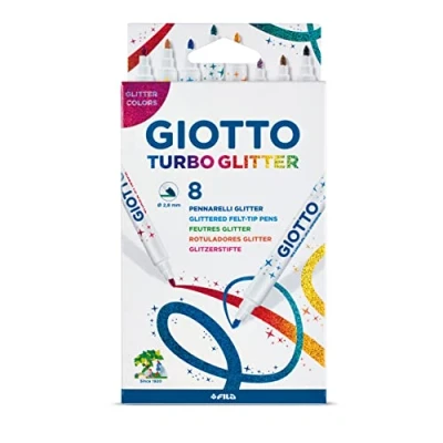Abbildung von Giotto Turbo Glitter Filzstift 8er Pack