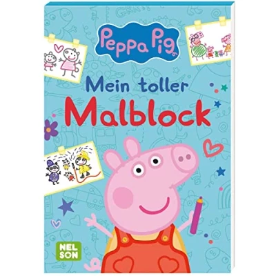 Abbildung von Peppa Wutz Ausmalbilder: Mein toller Malblock: Malvorlagen für Kinder ab 3 Jahren