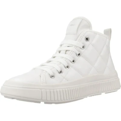 Abbildung von Geox Mädchen J Laquinny Girl B Sneaker, Weiß, 32 EU
