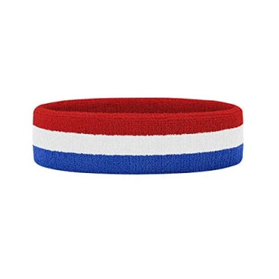 Abbildung von HANERDUN Sport Stirnband Herren Damen Schweißbänder Kopf Stirn Frottee Kopfband für Laufen Fahrrad Joggen Tennis Fußball