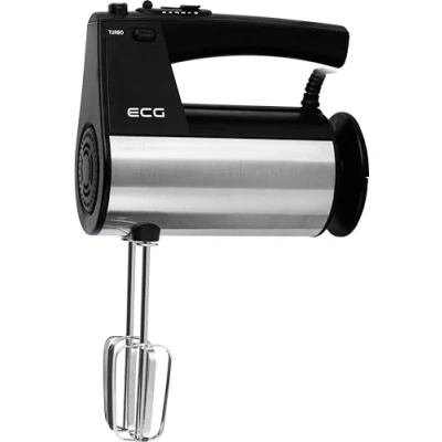 Abbildung von ECG RS 5011 Handmixer, 10 Geschwindigkeitsstufen, TURBO Boost Taste, 2 Rührbesen, Knethaken, 700 W, Black