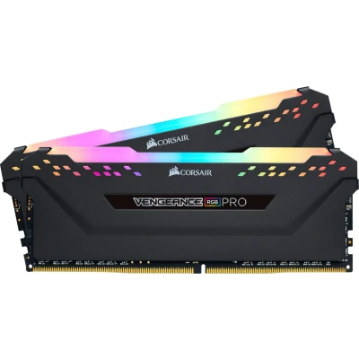 Abbildung von Corsair Vengeance RGB Pro 64GB (2x32GB) DDR4 3200 (PC4 25600) C16 Desktop Memory schwarz