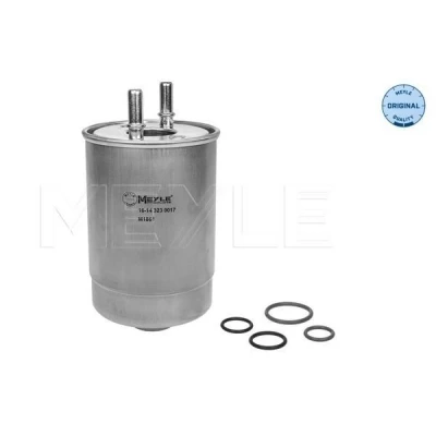Abbildung von MEYLE 16 14 323 0017 Kraftstofffilter Leitungsfilter ORIGINAL Quality mit Dichtungen RENAULT: MEGANE 3 Grandtour, SCENIC 3, GRAND