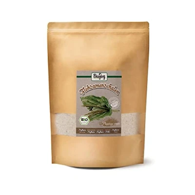 Abbildung von Biojoy BIO Flohsamenschalen (1 kg), 99% Reinheit Plantago ovata, Psyllium Husk (Plantago ovata)