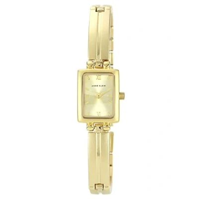 Abbildung von Anne Klein Goldfarbene Damenarmbanduhr, 10/5404CHGB