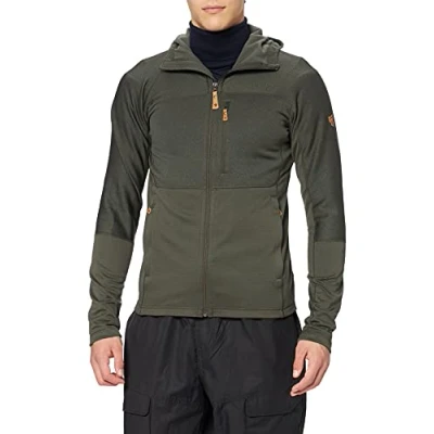 Abbildung von FJALLRAVEN Herren Abisko Trail Fleece M Jacke, Tiefer Wald, EU