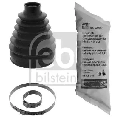 Abbildung von FEBI BILSTEIN 100322 Achsmanschette radseitig, Vorderachse links, rechts Thermoplast TOYOTA: Auris Hatchback, Avensis III Saloon, MAZDA: 5