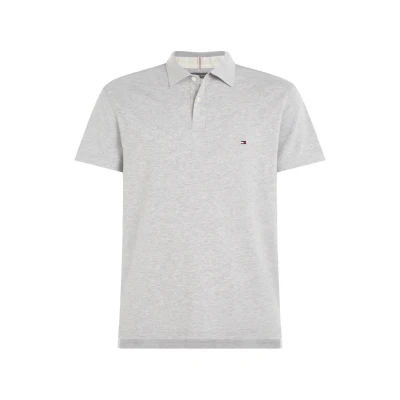 Abbildung von Tommy Hilfiger Regular Poloshirt, Herren, Größe: Small, Hellgrau