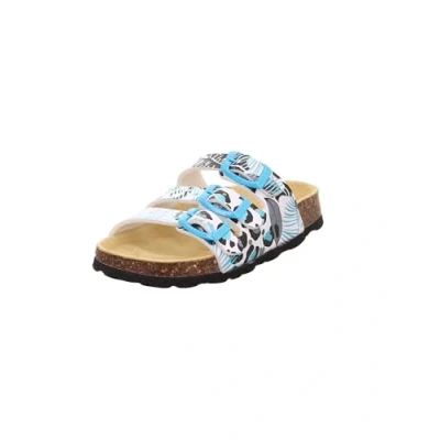 Abbildung von Superfit Fussbettpantoffel Hausschuh, Weiß/Mehrfarbig 1120, 41 EU