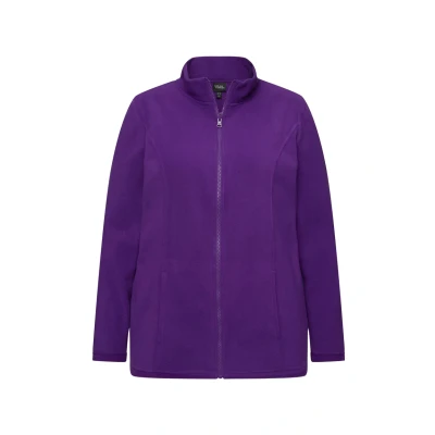 Abbildung von Ulla Popken Damen große Größen Übergrößen Plus Size Fleecejacke, Baukastensystem, Innenjacke, Stehkragen