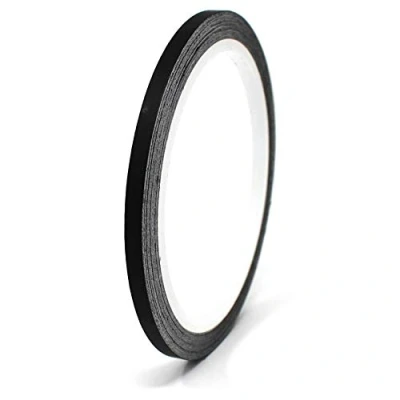 Abbildung von Finest Folia 10 Meter (0,79/Meter) Matt Zierstreifen Auto Motorrad Boot Modellbau Basteln DIY Deko Dekorstreifen Seitenstreifen Klebestreifen (Schwarz Matt, 6mm Breite)