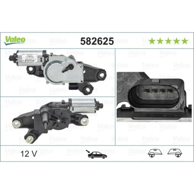 Abbildung von VALEO 582625 Scheibenwischermotor 12 hinten für Links /Rechtslenker