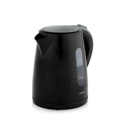 Abbildung von Domo DO9198WK Wasserkocher, kabellos, 1 l, 2200 W, Schwarz