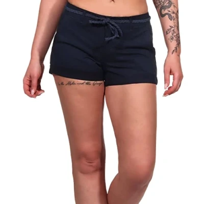 Abbildung von ONLY Damen ONLEVELYN REG Chino PNT NOOS Shorts, Night Sky, 42