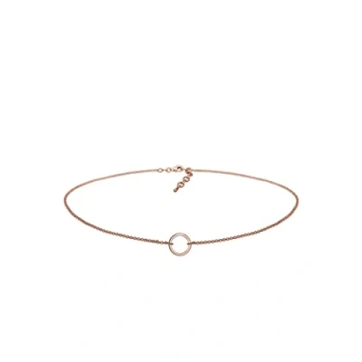 Abbildung von Elli Choker Halskette rosegoldcoloured, Damen, Größe: 38, Rosegold coloured
