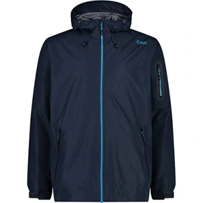 Abbildung von CMP Herrenjacke mit fester Kapuze, Schwarz Blau, 50