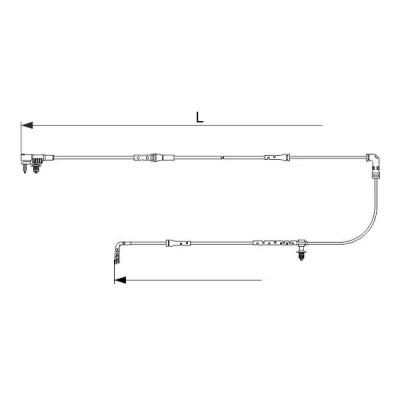 Abbildung von BOSCH 1 987 473 628 Verschleißanzeige LAND ROVER: Range Rover Evoque