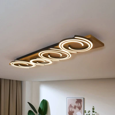 Abbildung von ECO LIGHT LED Deckenleuchte »LED RIFIA«, 4 flammig, Leuchtmittel Board fest integriert