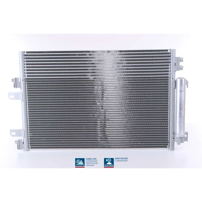 Abbildung von NISSENS 940570 Klimakondensator mit Trockner Aluminium 665 R 134a