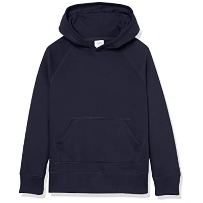 Abbildung von Amazon Essentials Mädchen Sweatshirtpullover mit Kapuze, Marineblau, 6 7 Jahre