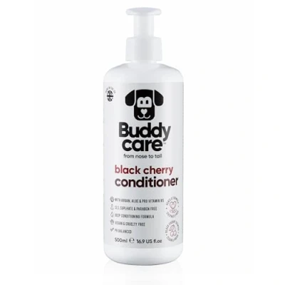 Abbildung von Black Cherry Dog Conditioner von Buddycare 500 ml Schwarzkirsch Duft Hundespülung mit Aloe Vera &amp; Pro Vitamin B5