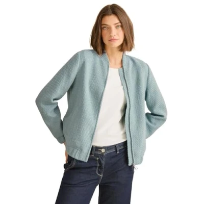 Abbildung von CECIL Damen B212594 Bouclé Blouson, cool salvia Green, XXL