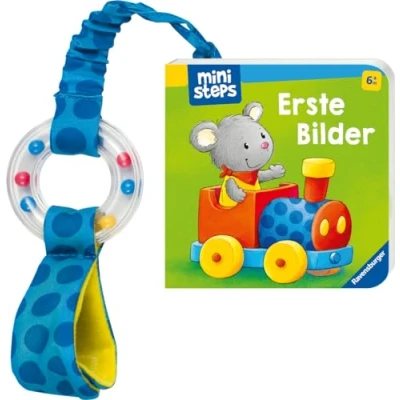 Abbildung von ministeps: Mein buntes Rassel Buggybuch: Erste Bilder: Ab 6 Monaten (ministeps Bücher)