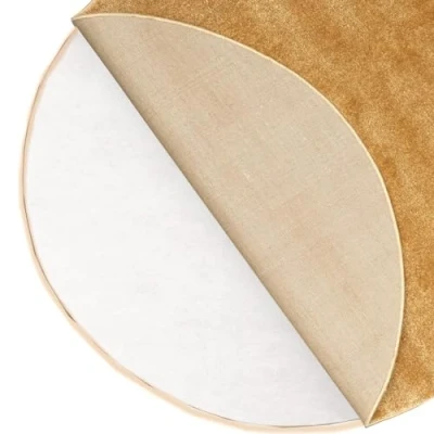 Abbildung von LILENO HOME Teppich Unterlage rutschfest [100 cm rund] aus Vlies dünn Anti Rutsch Matte zuschneidbar Antirutschmatte Stopper Universal Teppichunterlage Rutschmatte Teppichstopper